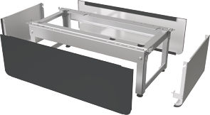 L/W-WP Zubeh. Montagesockel Designverkleidung für Sockel groß, schw.