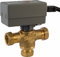 Zub. für Luftwärmepumpen WWV 28-1 Warmwasser-Umschaltventil 28 mm, Kvs=6,5
